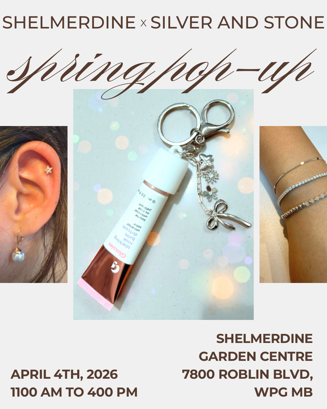 Shelmerdine x silver and stone Spring Popup “Flora + Facets” April 4th! Reserve your appointment