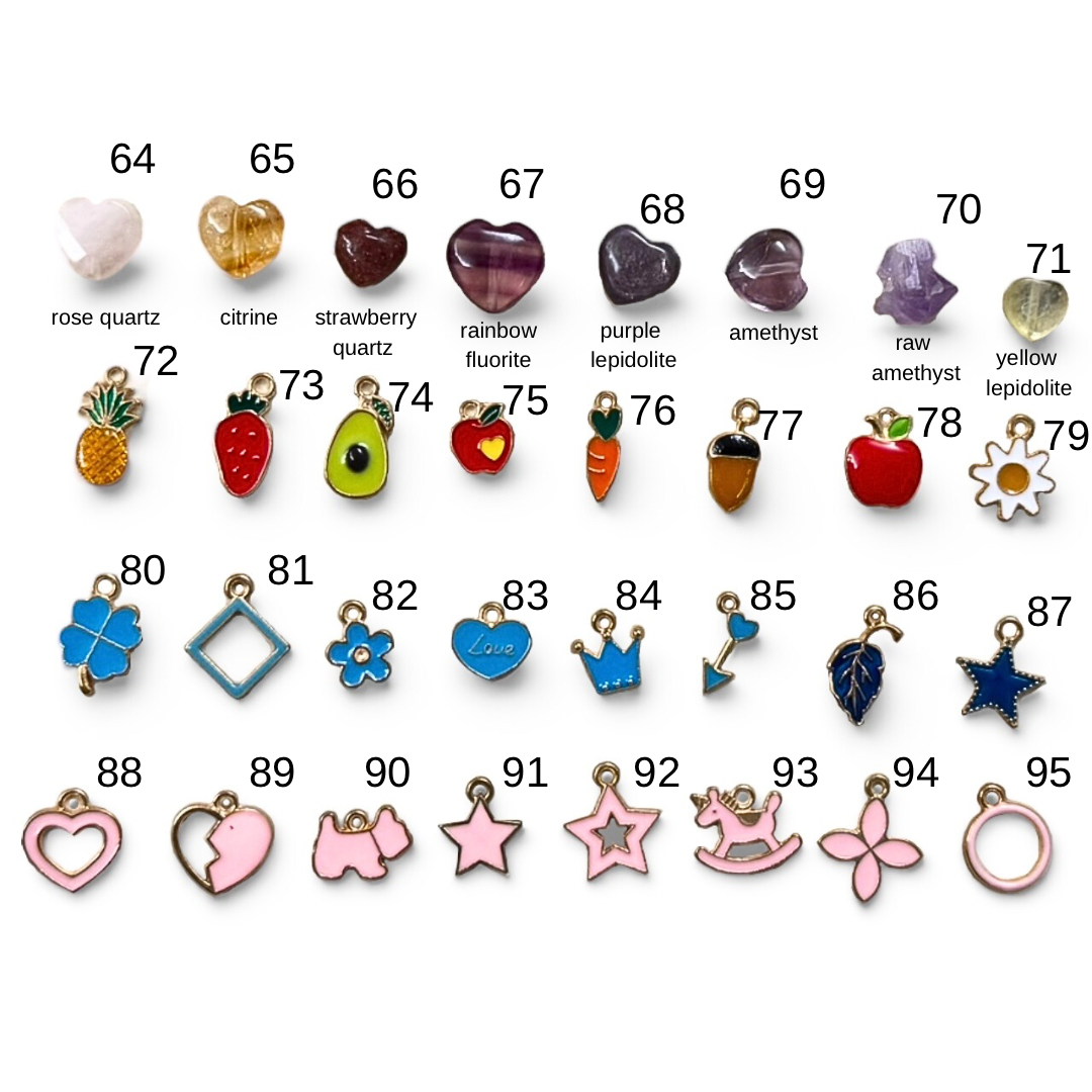 Lip Gloss Charm Cap Keychain - build your own!