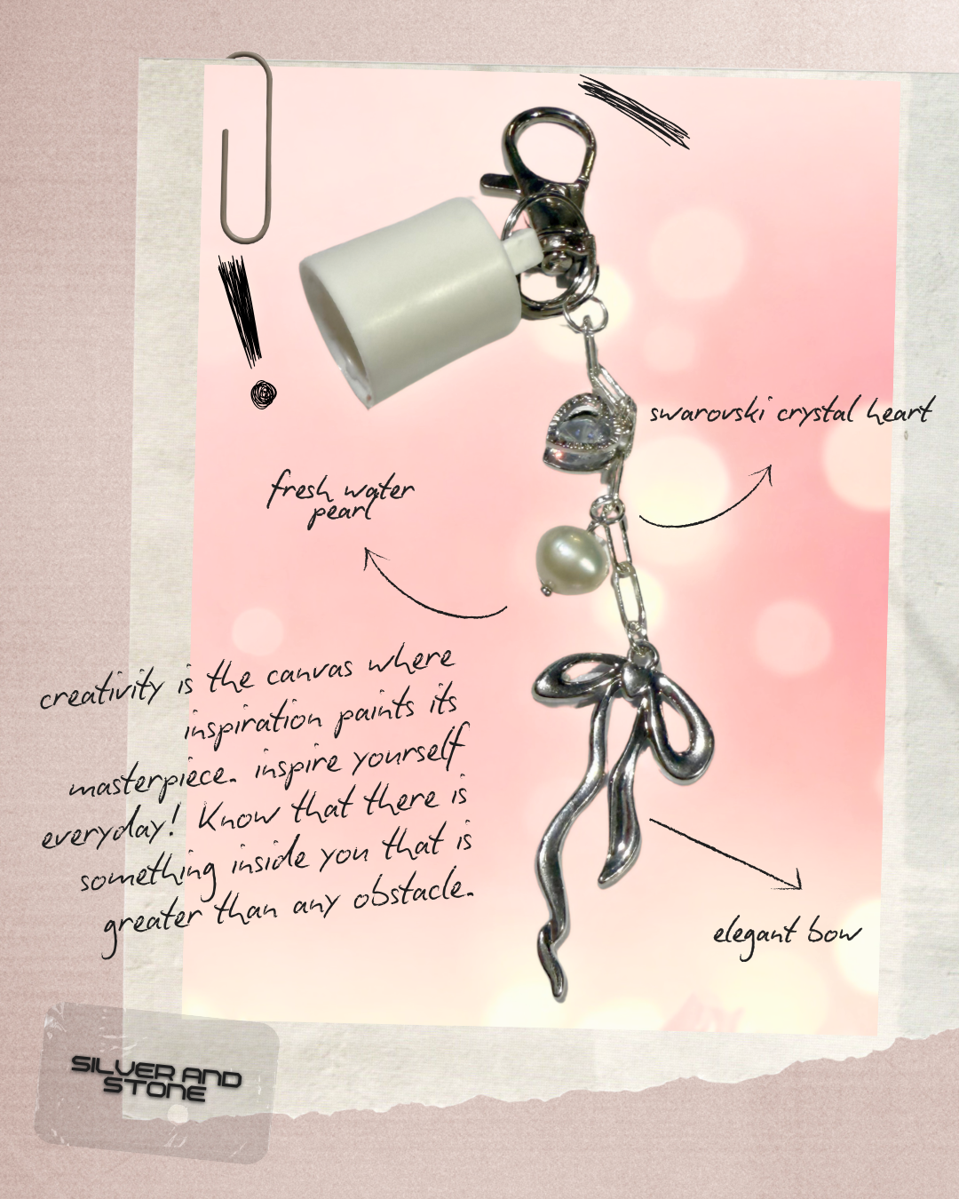 Lip Gloss Charm Cap Keychain - build your own!