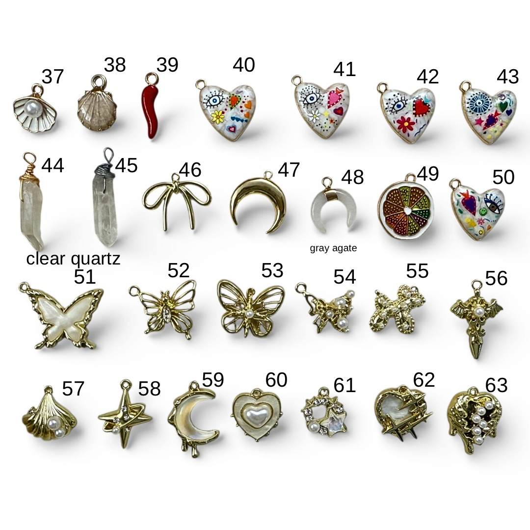 Lip Gloss Charm Cap Keychain - build your own!