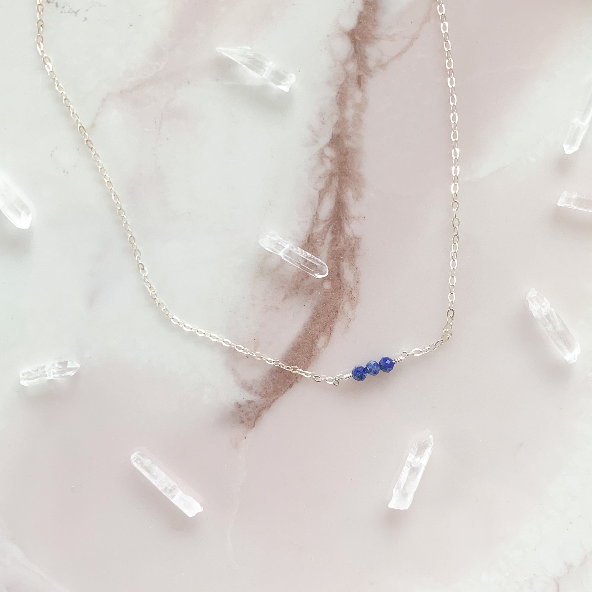 Three Bead Necklace - Main Image